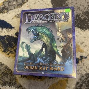 FFG Descent Sea of Blood Expansion - Ocean Map Board Sealed New